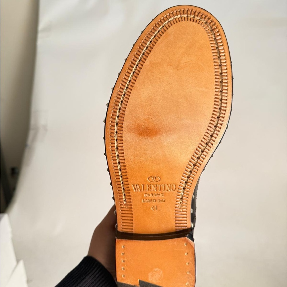 Valentino Garavani LY0S0949 ABG 0NO Men's Dress Shoes Oxford Black Metal - Picture 8 of 8